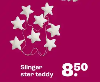 Kwantum Slinger ster teddy aanbieding