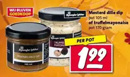 Nettorama Mosterd dille dip , of truffelmayonaise aanbieding