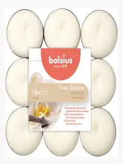 Flink Bolsius Theelicht Vanille 4h 18st aanbieding