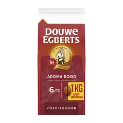 Koffievoordeel.nl Douwe Egberts Aroma Rood Voordeelpak - Koffiebonen 1 KG aanbieding