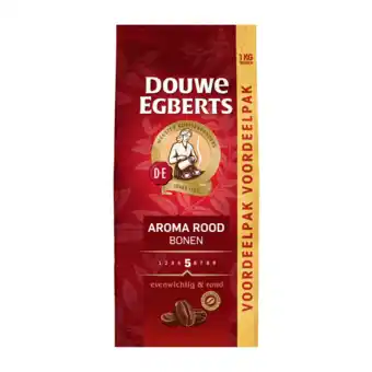 Koffievoordeel.nl Douwe Egberts Aroma Rood Voordeelpak - Koffiebonen 1 KG aanbieding