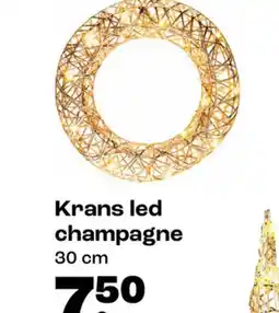 Kwantum Krans led champagne aanbieding