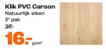 Kwantum Klik PVC Carson aanbieding