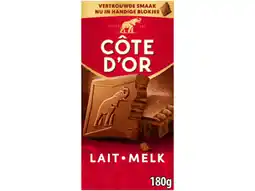 Hoogvliet Côte d'Or Chocoladereep melk aanbieding