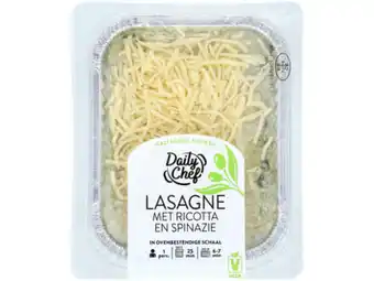 Hoogvliet Daily Chef Lasagne spinazie aanbieding