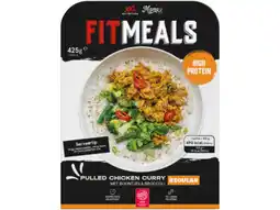 Hoogvliet Fitmeals Pulled chicken curry aanbieding