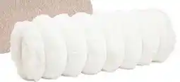 Kwantum Rolkussen Furry Wit of taupe aanbieding