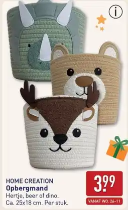ALDI HOME CREATION Opbergmand aanbieding