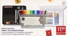 ALDI HOME CREATION Teken of verfassortiment aanbieding