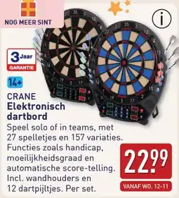 ALDI CRANE Elektronisch dartbord aanbieding