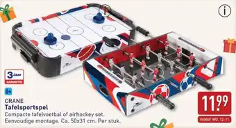 ALDI CRANE Tafelsportspel aanbieding