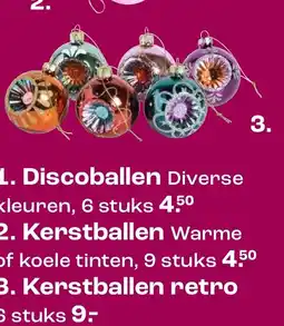 Kwantum Kerstballen retro aanbieding