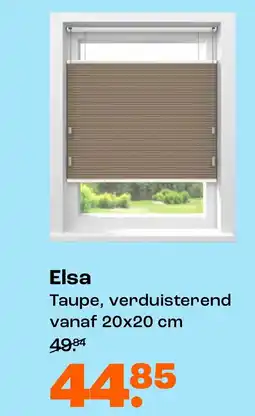 Kwantum Elsa Taupe, verduisterend aanbieding