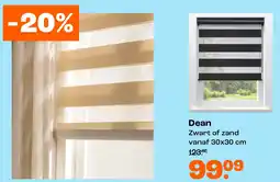Kwantum Dean Zwart of zand aanbieding