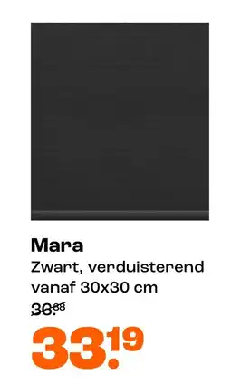 Kwantum Mara Zwart aanbieding