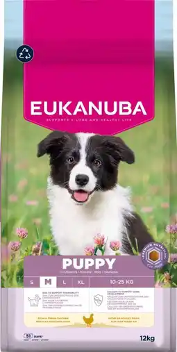 Welkoop Eukanuba Puppy Medium - Hondenvoer - Kip - 12kg aanbieding