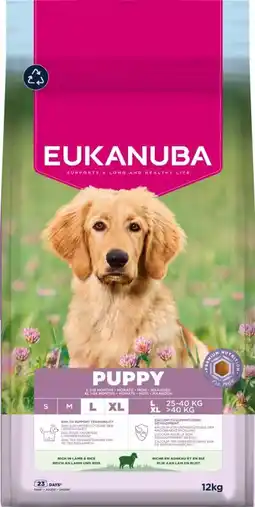 Welkoop Eukanuba Puppy Large/Extra Large - Hondenvoer - Lam - 12kg aanbieding