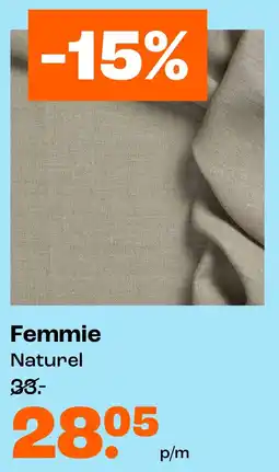Kwantum Femmie Naturel aanbieding