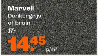 Kwantum Marvell Donkergrijs of bruin aanbieding