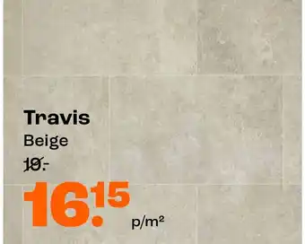 Kwantum Travis Beige aanbieding