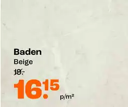 Kwantum Baden Beige aanbieding
