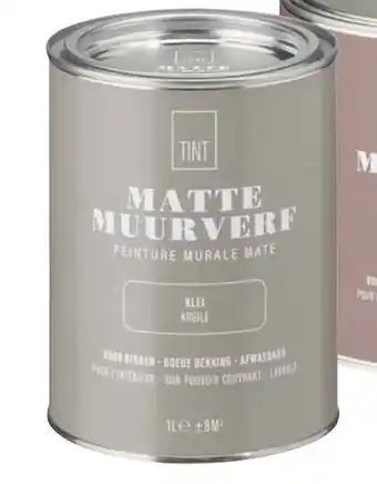 Kwantum Muurverf Mat klei of khaki aanbieding