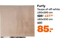Kwantum Furly Taupe of off-white aanbieding