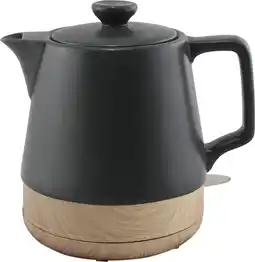 Bol.com Platinet PEKT100CA - Electrische Waterkoker Toscana - 1L - Ceramisch - Antraciet aanbieding