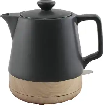 Bol.com Platinet PEKT100CA - Electrische Waterkoker Toscana - 1L - Ceramisch - Antraciet aanbieding