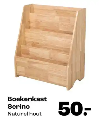 Kwantum Boekenkast Serino Naturel hout aanbieding