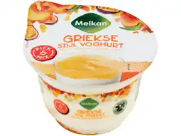 Hoogvliet Melkan Griekse stijl yoghurt passievrucht aanbieding