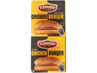 Hoogvliet Flemmings Chickenburger duo aanbieding