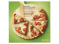 Hoogvliet G'woon Krokante pizza mozzarella aanbieding