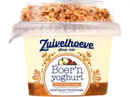 Hoogvliet Zuivelhoeve Boer'n yoghurt appel kaneel aanbieding