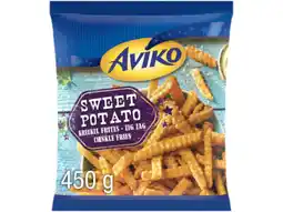 Hoogvliet Aviko Zoete Aardappel Kreukel Friet aanbieding