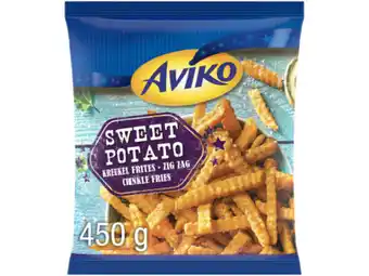 Hoogvliet Aviko Zoete Aardappel Kreukel Friet aanbieding