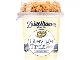 Hoogvliet Zuivelhoeve Stevige trek vanille muesli aanbieding