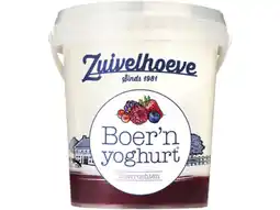 Hoogvliet Zuivelhoeve Boer'n yoghurt bosvruchten aanbieding
