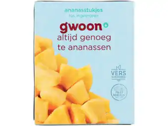 Hoogvliet G'woon Ananasstukjes aanbieding