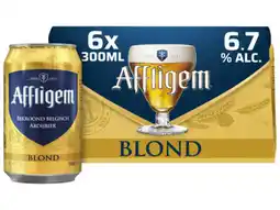 Hoogvliet Affligem Blond Bier Blik 6-pack aanbieding