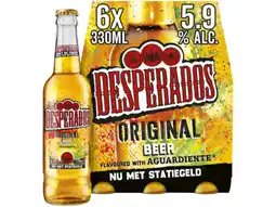 Hoogvliet Desperados Original bier 6-pack aanbieding