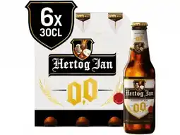 Hoogvliet Hertog Jan 0.0 Alcoholvrij Bier Fles 6-pack aanbieding
