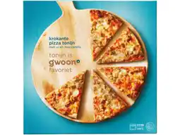 Hoogvliet G'woon Krokante pizza tonijn aanbieding