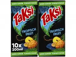 Hoogvliet Taksi Tropisch fruit gsk 10-pak aanbieding