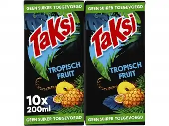 Hoogvliet Taksi Tropisch fruit gsk 10-pak aanbieding