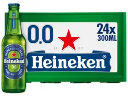Hoogvliet Heineken Premium Pilsener 0.0 Bier Fles Krat aanbieding