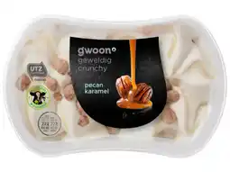 Hoogvliet G'woon Slagroomijs pecan karamel aanbieding