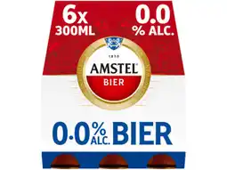 Hoogvliet Amstel Pilsener 0.0% 6-pak aanbieding