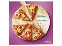 Hoogvliet G'woon Krokante pizza hawaii aanbieding
