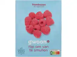 Hoogvliet G'woon Frambozen aanbieding
